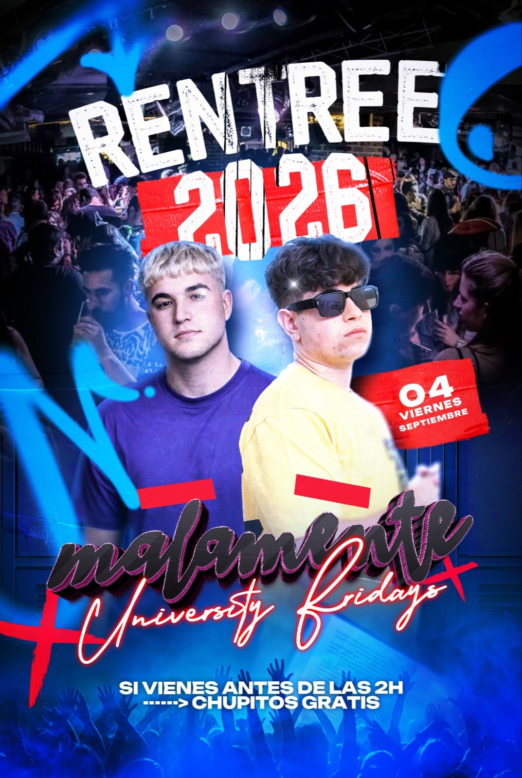 Flyer University Friday Party